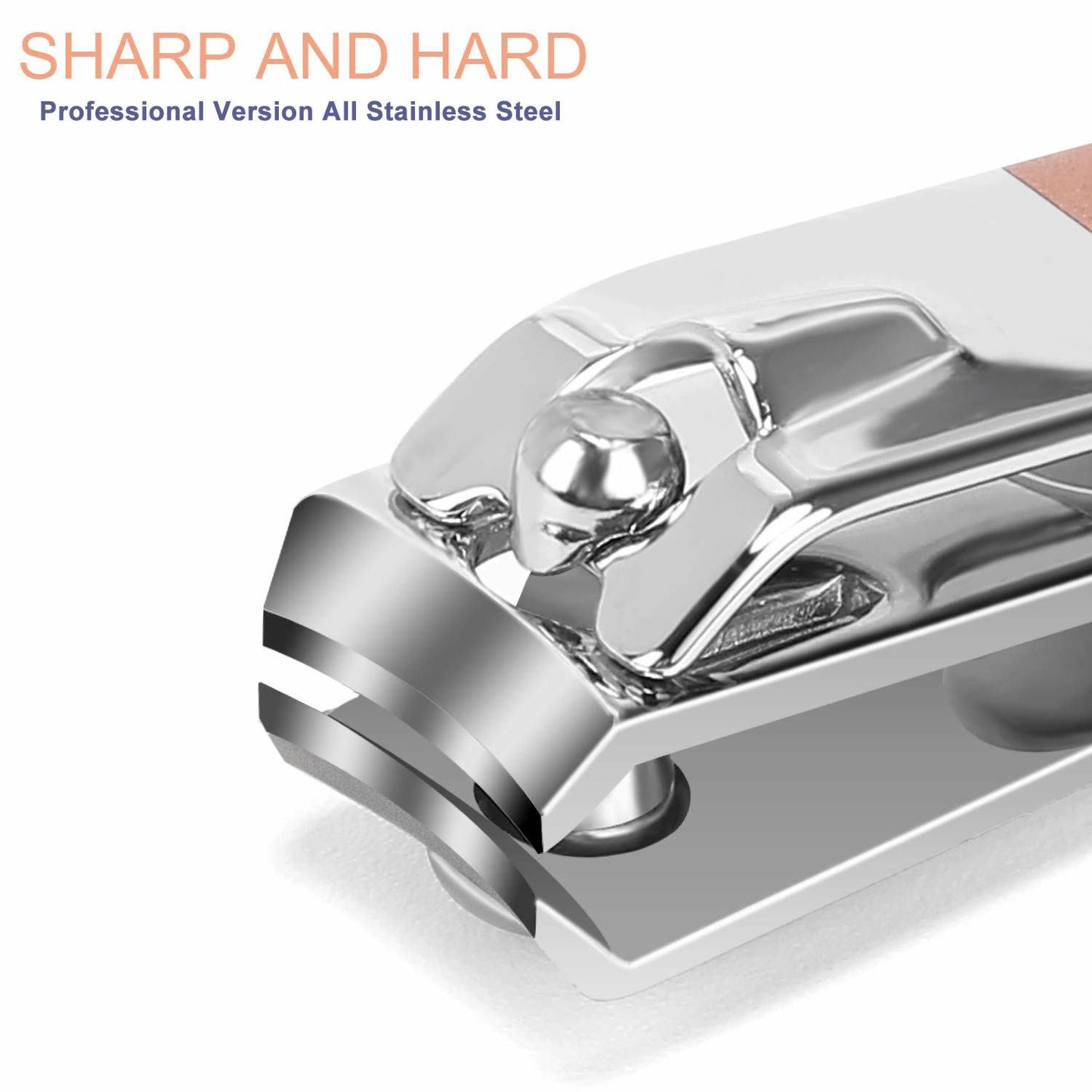 This 18 in 1 manicure pedicure set is made of top high Stainless Steel.
Pretty, sturdy and built to last.