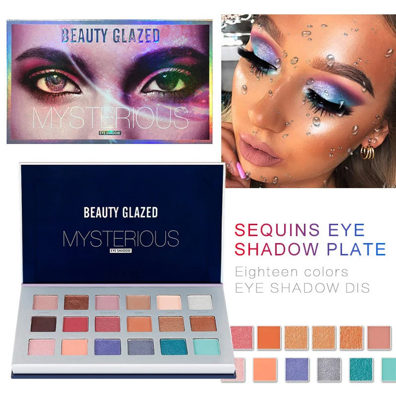 Strong adhesive, long-lasting, and wonderful colors can create a foggy makeup effect