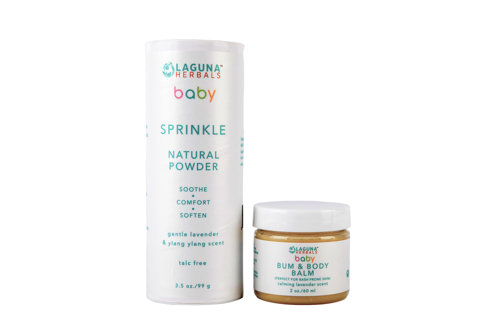 Laguna herbals Bum and Body Baby powder set (Talc free)