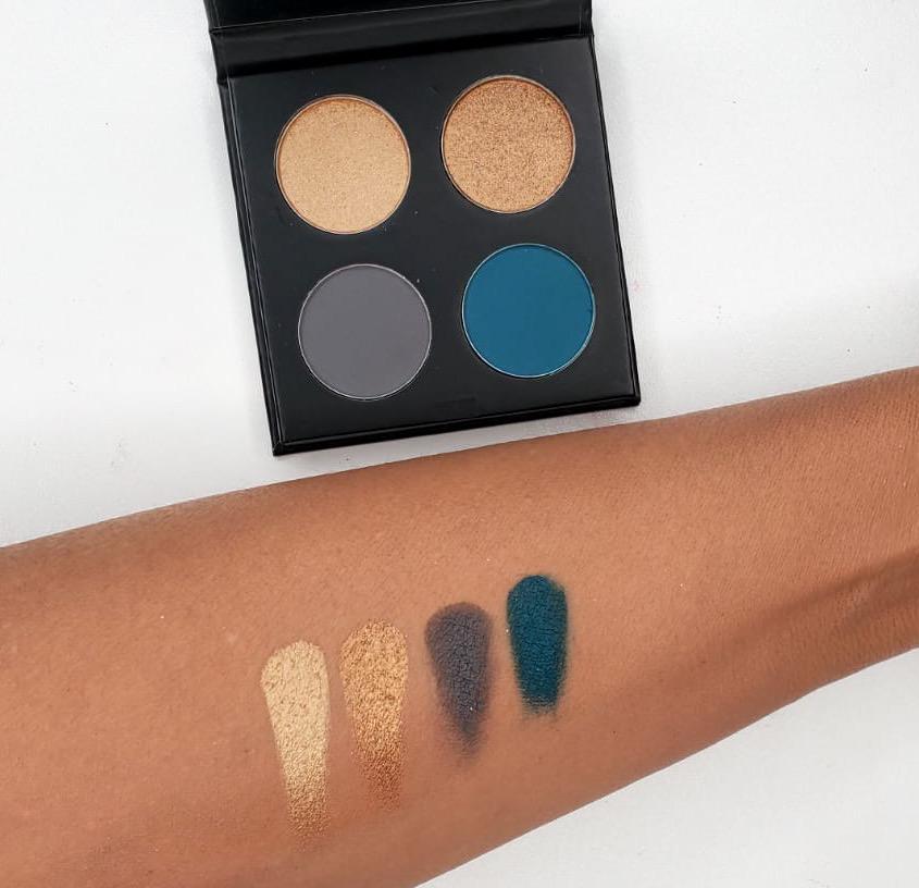 4-color palette Matte and Shimmer colors.