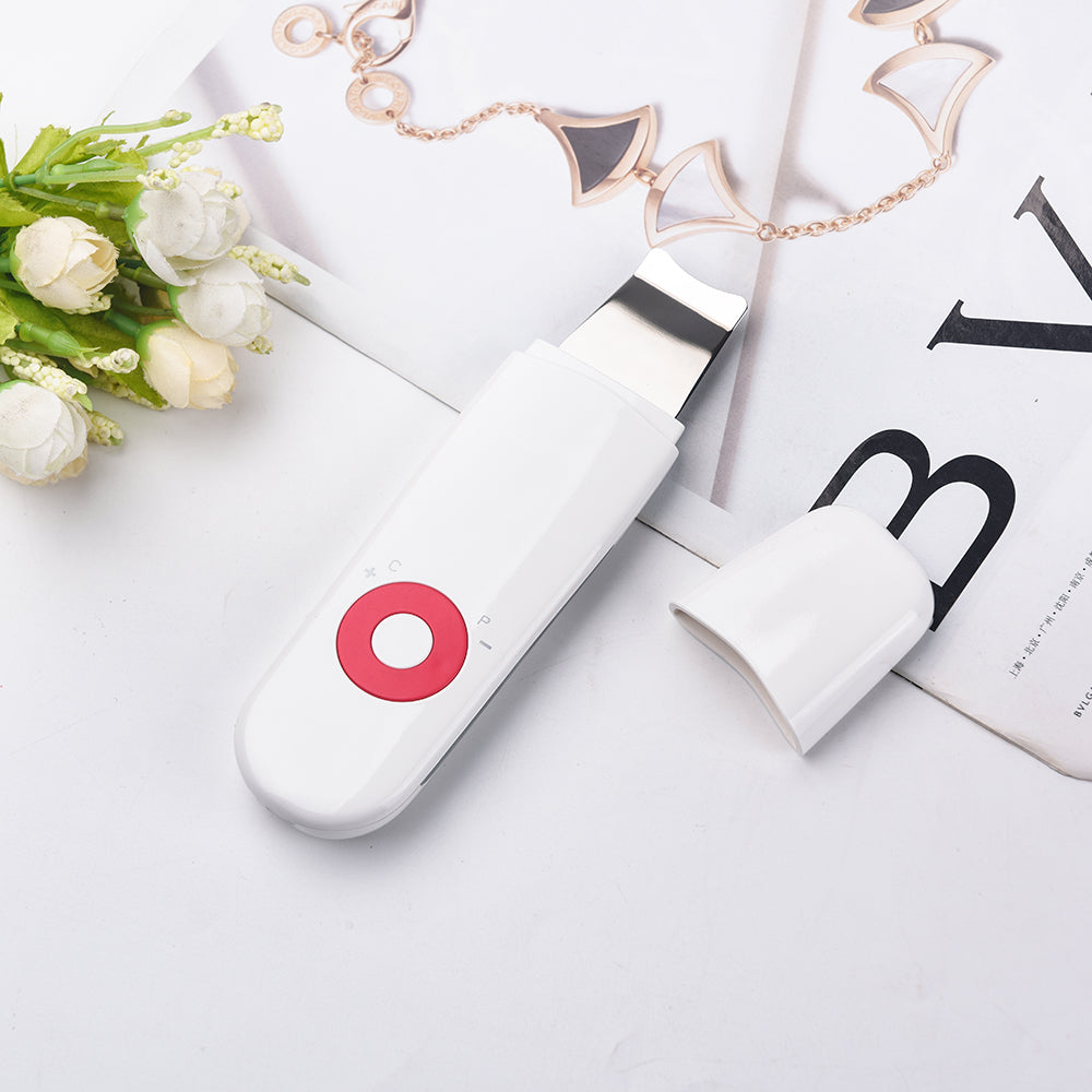 remove the dirt in the pores by ultrasonic vibration.