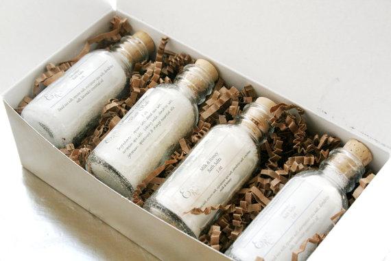 1 Lavender Mint Splash Bath Salt 1 Winter Calm Bath Salt 1 Grapefruit Bath Salt 1 Muscle Therapy Bath Salt