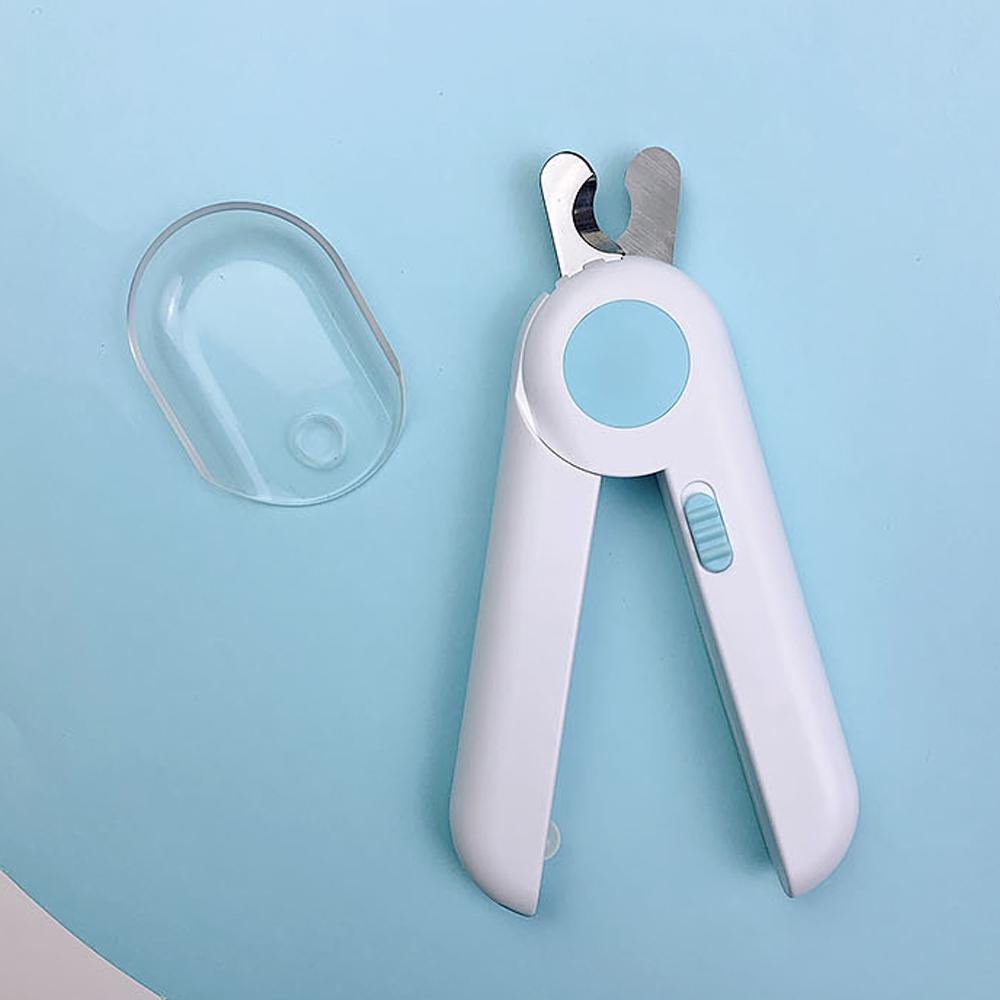 Super hard and waterproof stainless steel blade makes it easy to trim off pet nails