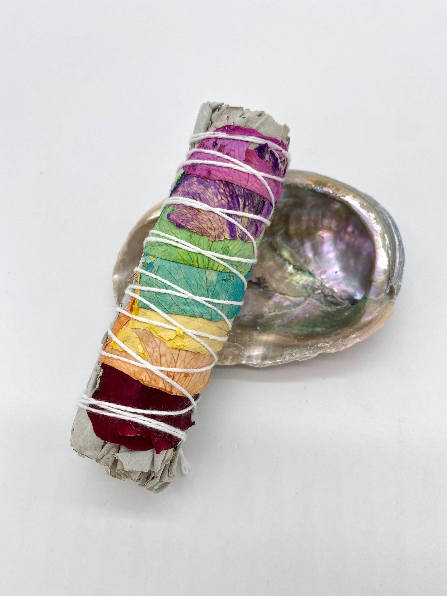 Set the intention to align your chakra's as you release negative vibes with the energy of sage