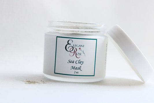 Sea Clay Facial Mask. Great for Oily/Combination or Normal Skin types.  100% Natural Skin Care.