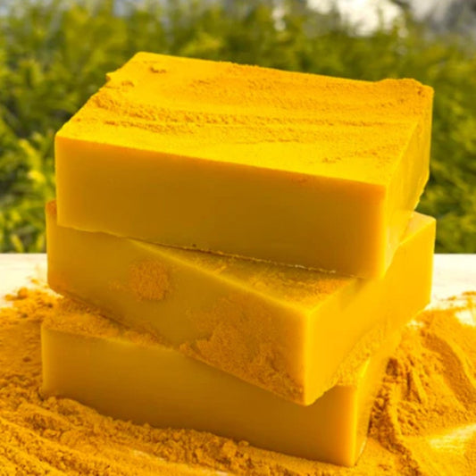 Turmeric Lemon Soap Handmade Cold Process