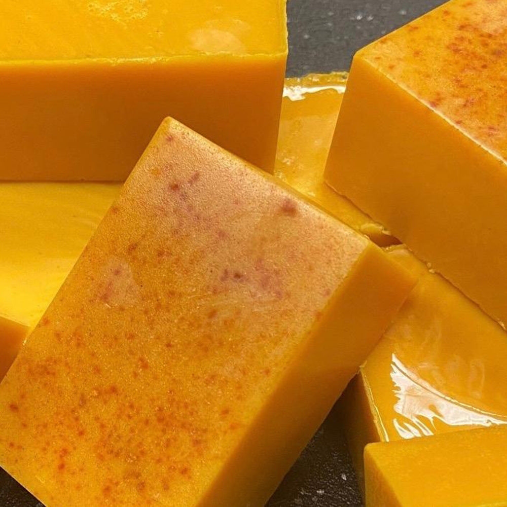 Turmeric Lemon Soap Handmade Cold Process