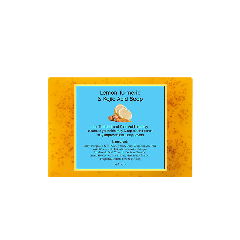 Turmeric Lemon Soap Handmade Cold Process