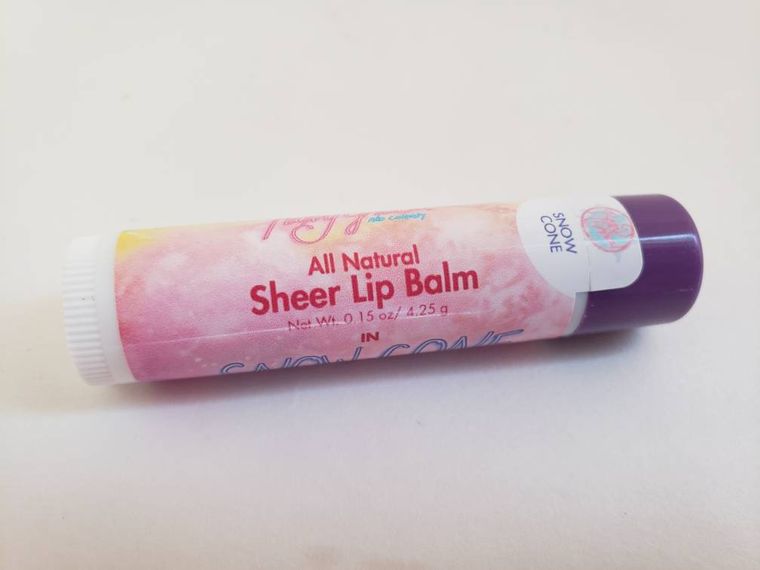 Lip Balm-All Natural Lip Balm-Snow Cone Lip Balm-Lip Gloss-Chapstick