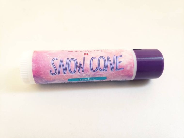 Lip Balm-All Natural Lip Balm-Snow Cone Lip Balm-Lip Gloss-Chapstick